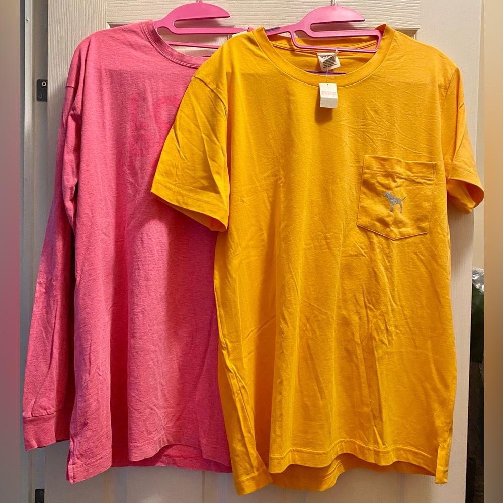 Bundle, 2 Pink Medium shirts NEW